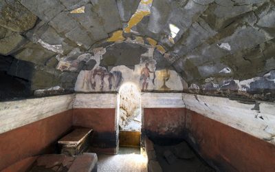 Ζωγραφισμένος τάφος ανακαλύφθηκε στην Κύμη της Ιταλίας