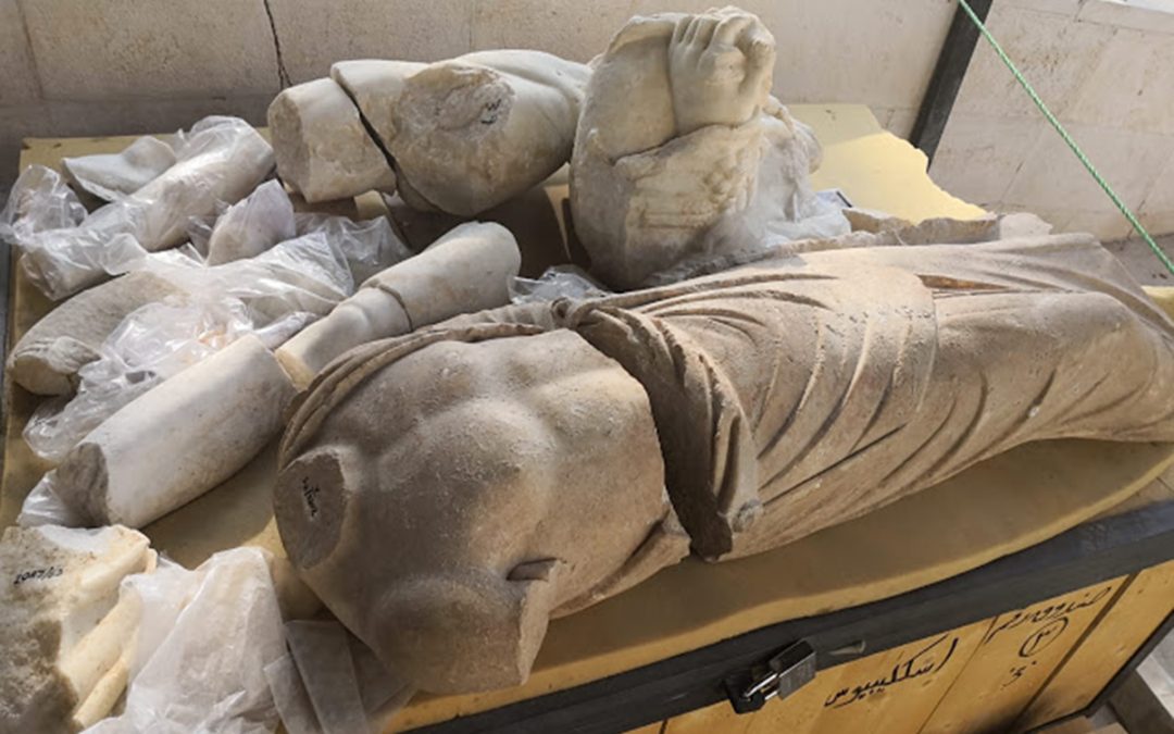 Στη Γέρασα της Ιορδανίας βρέθηκαν γλυπτά αρχαίων ελληνικών θεών και των Εννέα Μουσών