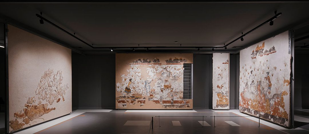 Εγκαίνια της έκθεσης των θηραϊκών τοιχογραφιών στο Μουσείο Προϊστορικής Θήρας