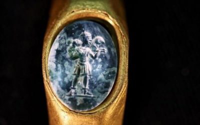 Χρυσό δακτυλίδι με εικόνα του Ιησού ως «Καλός Ποιμένας», ήλθε στο φως σε ναυάγιο στα ανοικτά της Καισάρειας στο Ισραήλ
