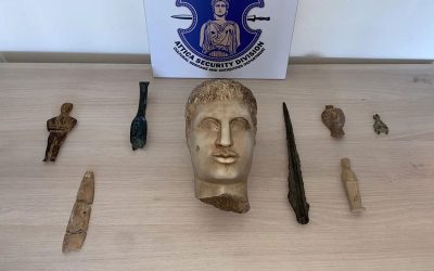 Κρήτη: Βρέθηκαν αρχαία αντικείμενα από την ΕΛΑΣ στο Ηράκλειο